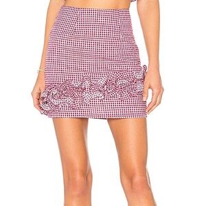 Lovers and Friends Ballard Skirt in Magenta